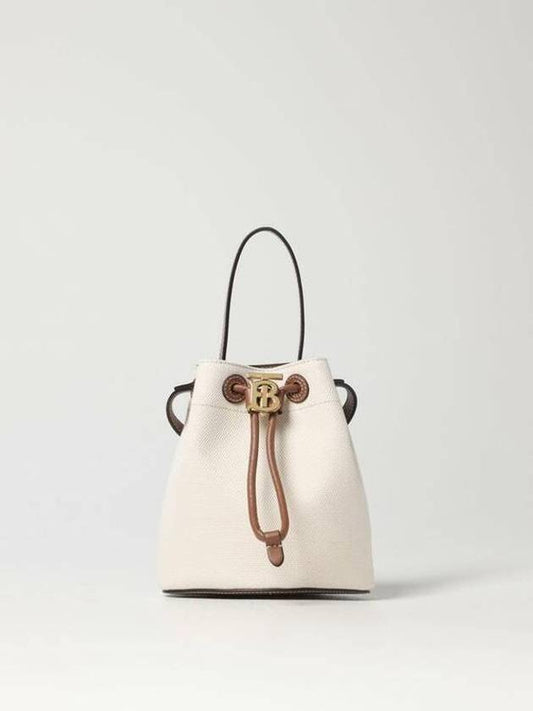 Mini TB Bucket Bag Natural Malt Brown - BURBERRY - BALAAN 2