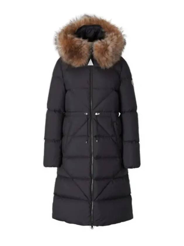 Bussard long hood fur down padding black - MONCLER - BALAAN 2