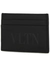 VLTN Leather Card Wallet Black - VALENTINO - BALAAN 4