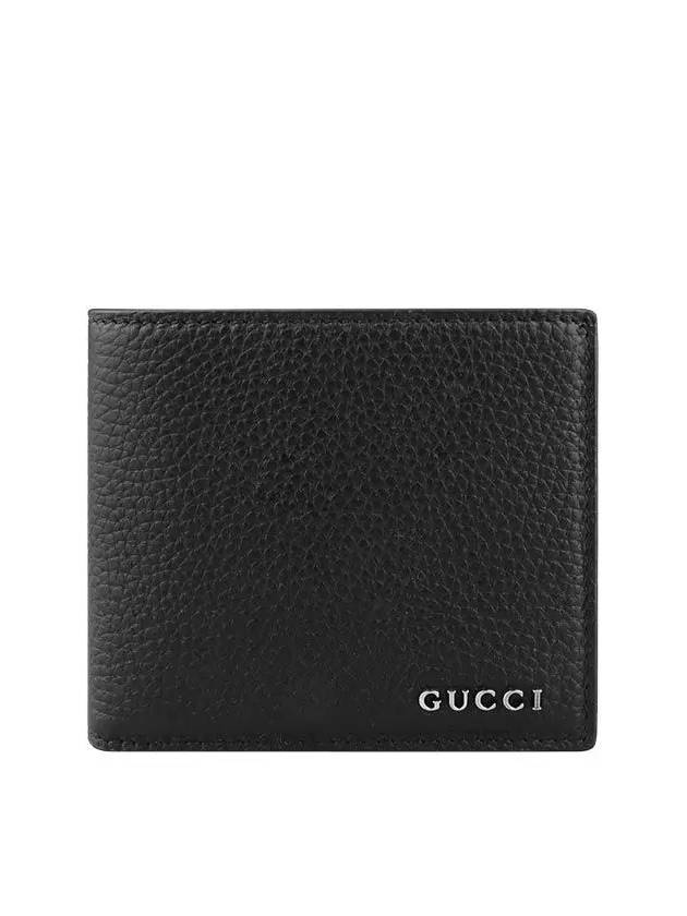 Men's Logo Half Wallet Black - GUCCI - BALAAN 3