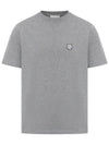 Bold Fox Head Patch Comfort Short Sleeve T-Shirt Grey - MAISON KITSUNE - BALAAN 3