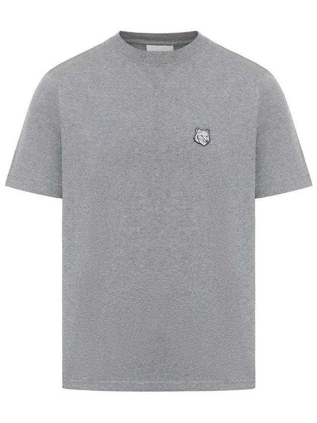 Bold Fox Head Patch Comfort Short Sleeve T-Shirt Grey - MAISON KITSUNE - BALAAN 3