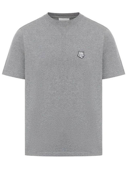 Bold Fox Head Patch Comfort Short Sleeve T-Shirt Grey - MAISON KITSUNE - BALAAN 2