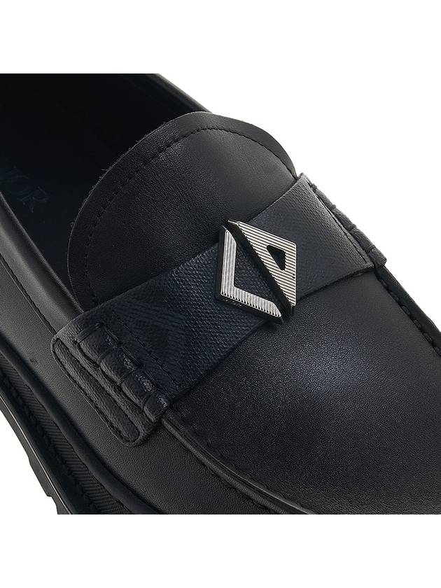 Explorer Smooth Calfskin Loafers Black - DIOR - BALAAN.