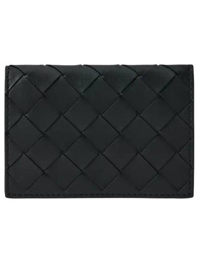 Intrecciato Card Wallet Black - BOTTEGA VENETA - BALAAN 2