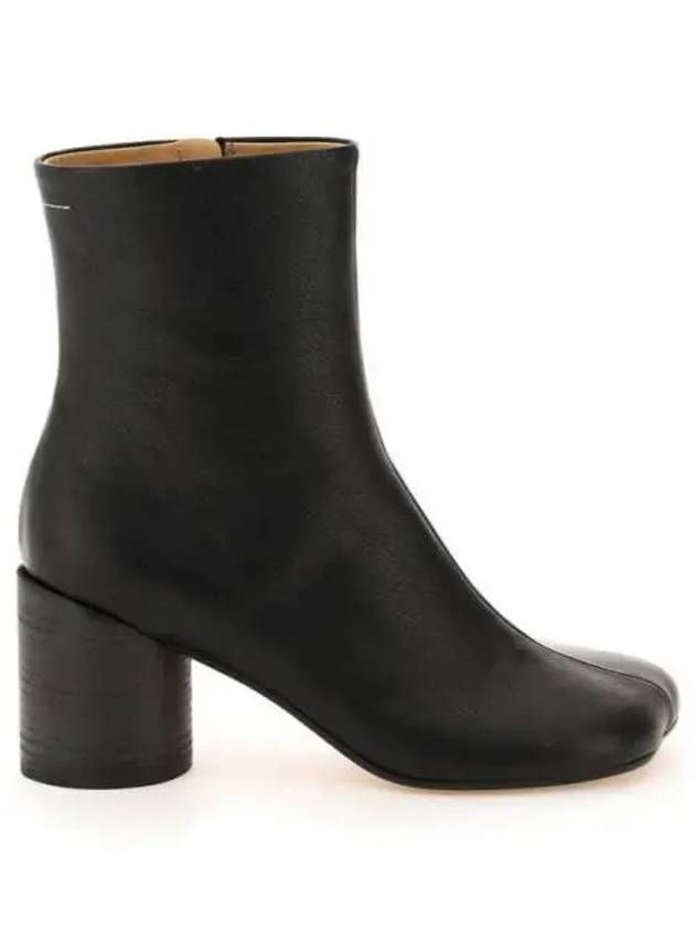 Tabi Leather Middle Boots Black - MAISON MARGIELA - BALAAN 2