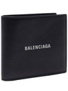 Logo Print Half Wallet Black - BALENCIAGA - BALAAN 4