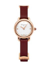 Women's Varina Leather Watch Gold Red - SALVATORE FERRAGAMO - BALAAN 2