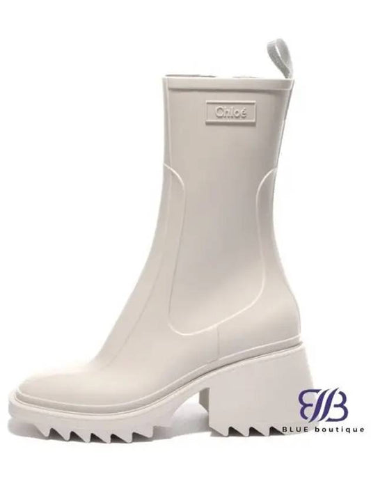 Betty chunky sole rain boots beige - CHLOE - BALAAN 2