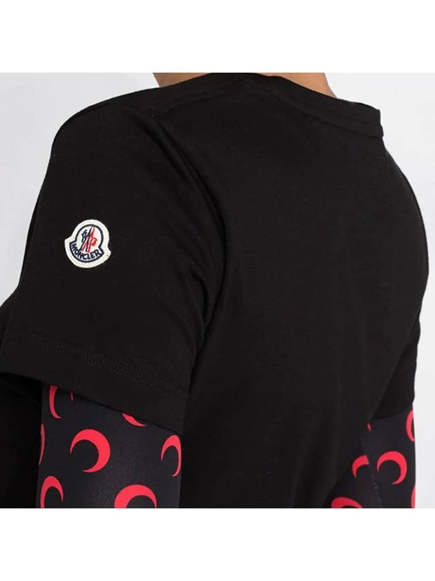 Logo Patch Women s Cotton Short Sleeve T Shirt 8C73200 V8058 - MONCLER - BALAAN 4