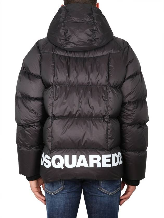 23 fw padded quilted jacket WITH maxi logo print S74AM1414S54056900 B0650294463 - DSQUARED2 - BALAAN 4