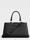 Appoline Medium Supple Calfskin Tote Bag Black - CELINE - BALAAN 4