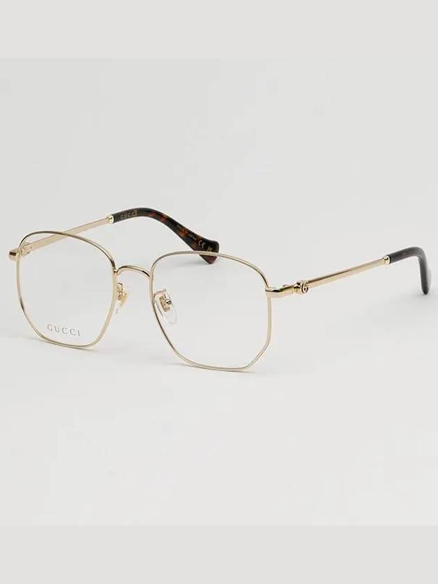 Square Frame Glasses Gold - GUCCI - BALAAN 2