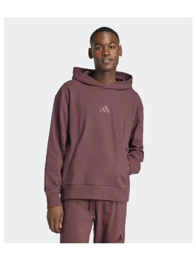 Elevated Cloud Jersey Hoodie Aurora Ruby - ADIDAS - BALAAN 2