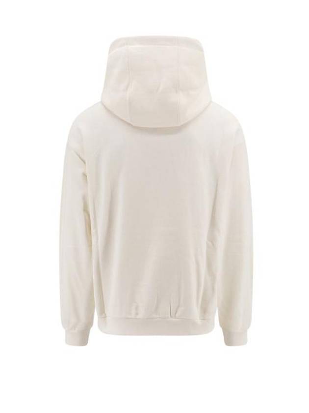 GG Interlocking Cotton Hoodie White - GUCCI - BALAAN 3