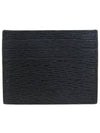 Gancini Pebble 3-Fold Card Wallet Black - SALVATORE FERRAGAMO - BALAAN 5