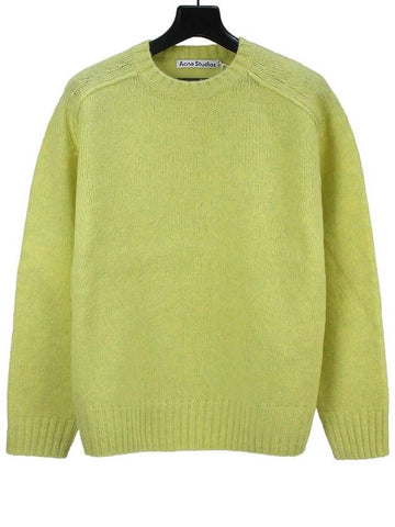 Women's Wool Knit A60192 LEMON YELLOW ANC164ly - ACNE STUDIOS - BALAAN 1