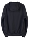 Men's Wappen Patch Softshell Zip Up Hoodie Black - STONE ISLAND - BALAAN 3