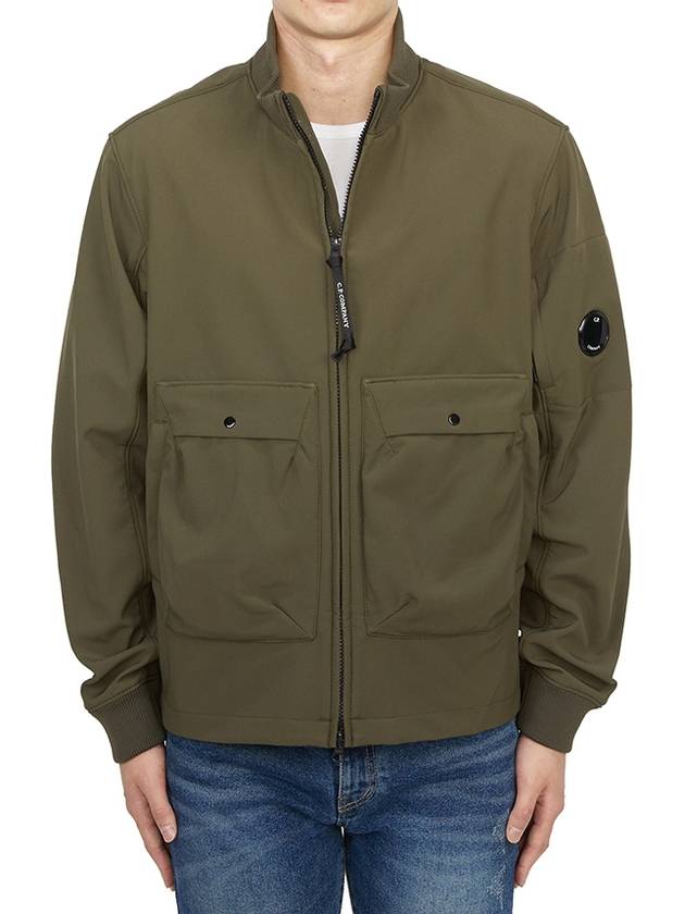 C P Shell R Bomber Jacket Ivy Green - CP COMPANY - BALAAN 3