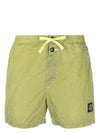 Swimming Nylon Trunk Shorts Lemon Green - STONE ISLAND - BALAAN 1