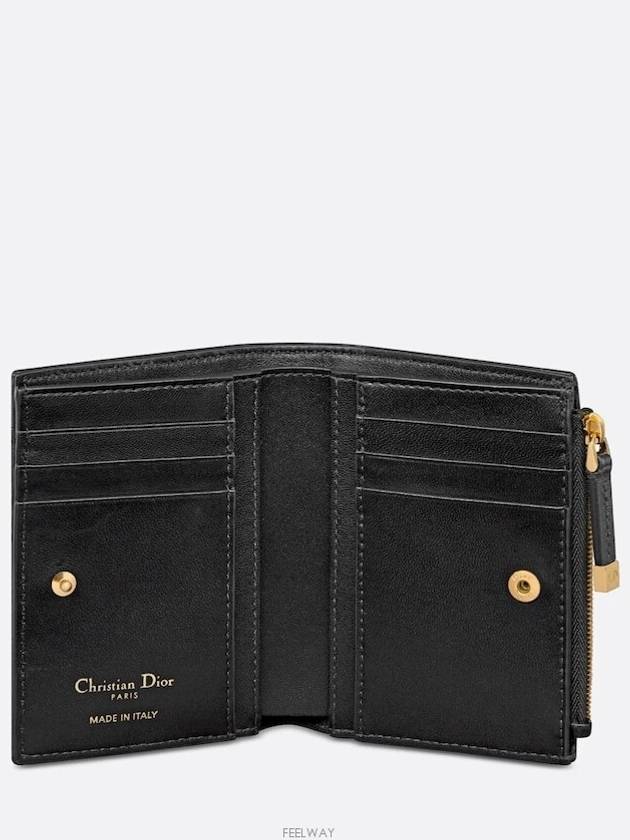 Miss Dior Dahlia Wallet Black Al - DIOR - BALAAN 3