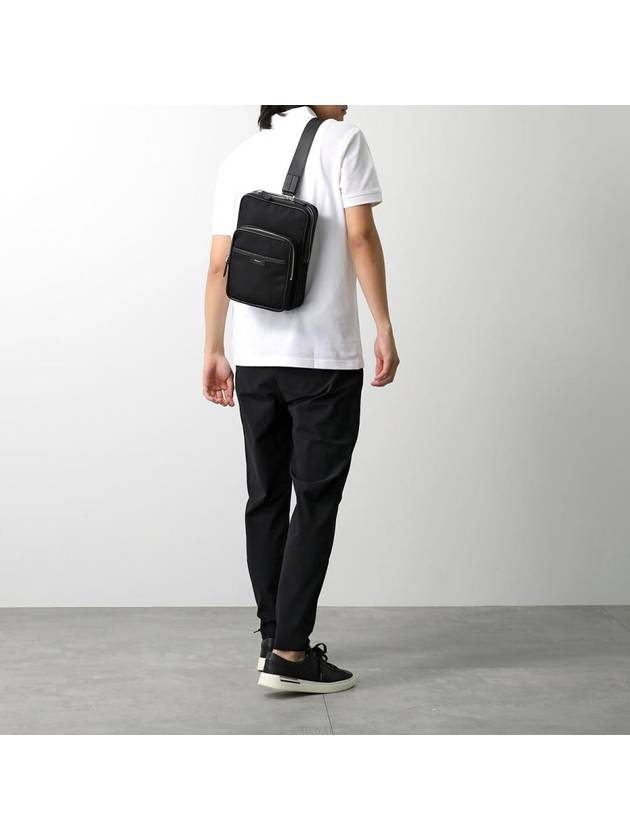 Code Nylon Sling Cross Bag Black - BALLY - BALAAN 7