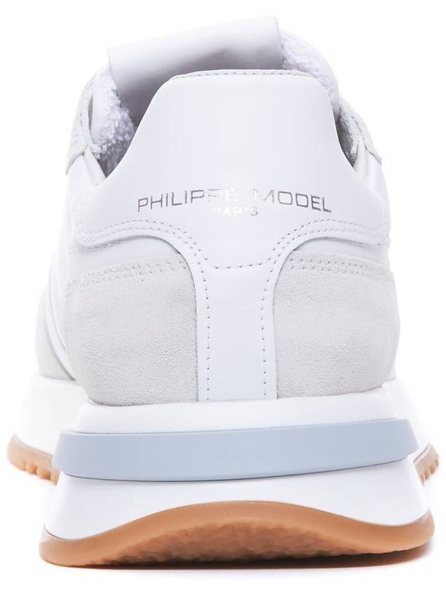 Tropez Suede Low Top Sneakers White - PHILIPPE MODEL - BALAAN 4