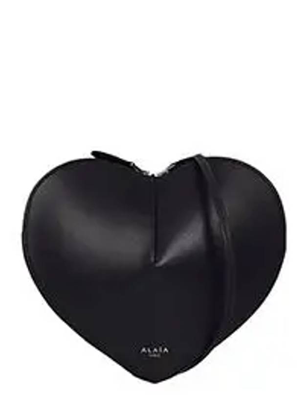 Heart Shoulder Cross Bag Black - ALAIA - BALAAN 6