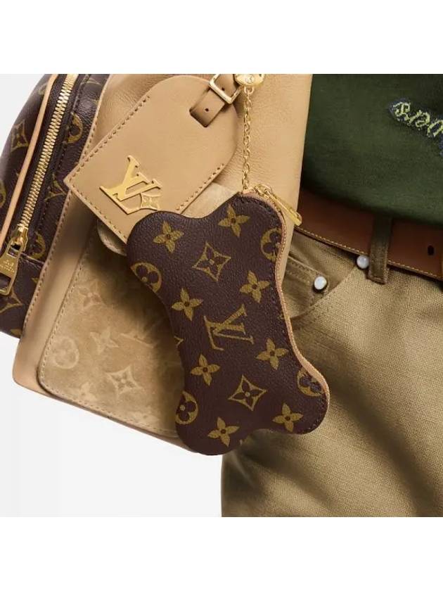 Bone Monogram Pouch Key Holder Brown - LOUIS VUITTON - BALAAN 2