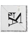 Men's Classic Logo Scarf Black - ALEXANDER MCQUEEN - BALAAN 5