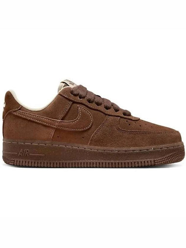 Air Force 1 07 Suede Low Top Sneakers Cacao Wow - NIKE - BALAAN 1