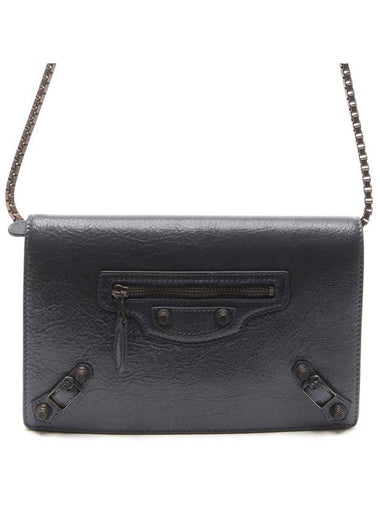 Giant Chain Cross Bag Grey - BALENCIAGA - BALAAN 1