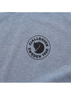 Men s 1960 Logo T Shirt Uncle Blue Melange 87313520 999 M BLUEMELANGE - FJALL RAVEN - BALAAN 4