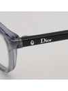 Glasses frame MONTAIGNE56 KB7 gray transparent horn - DIOR - BALAAN 5