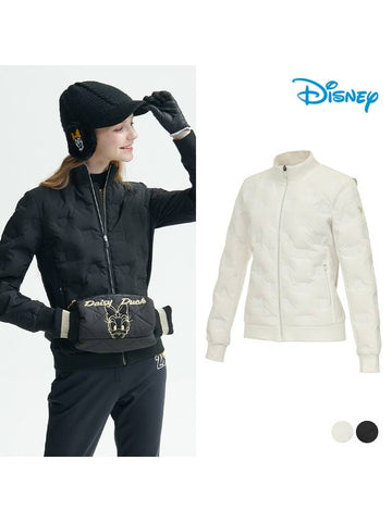 Women s duck down welding high neck zip up lightweight padded jumper DL4LJB035 - DISNEY GOLF - BALAAN 1