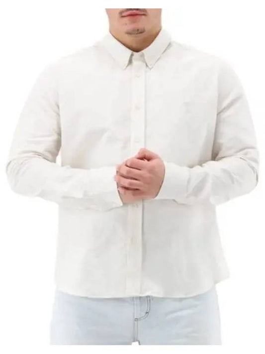 De Coeur Classic Long Sleeve Shirt Chalk - AMI - BALAAN 2