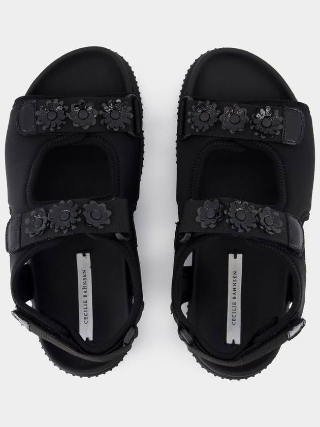 Valeria Sandals - CECILIE BAHNSEN - Synthetic - Black - CECILIE BAHNSEN - BALAAN 4