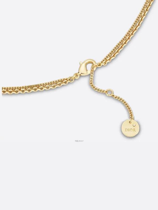 Petit CD Double Necklace Gold - DIOR - BALAAN 5