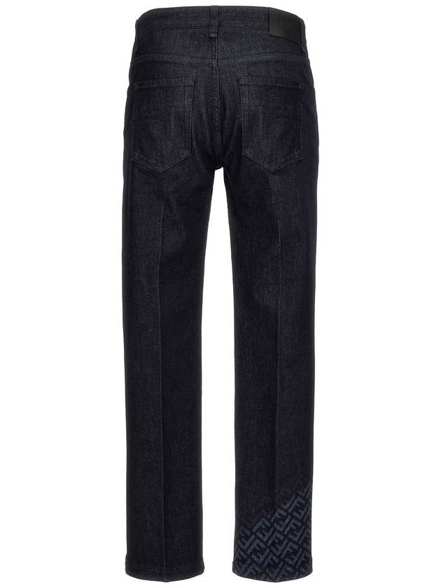 Fendi Regular-Fit Cotton Jeans - FENDI - BALAAN 2