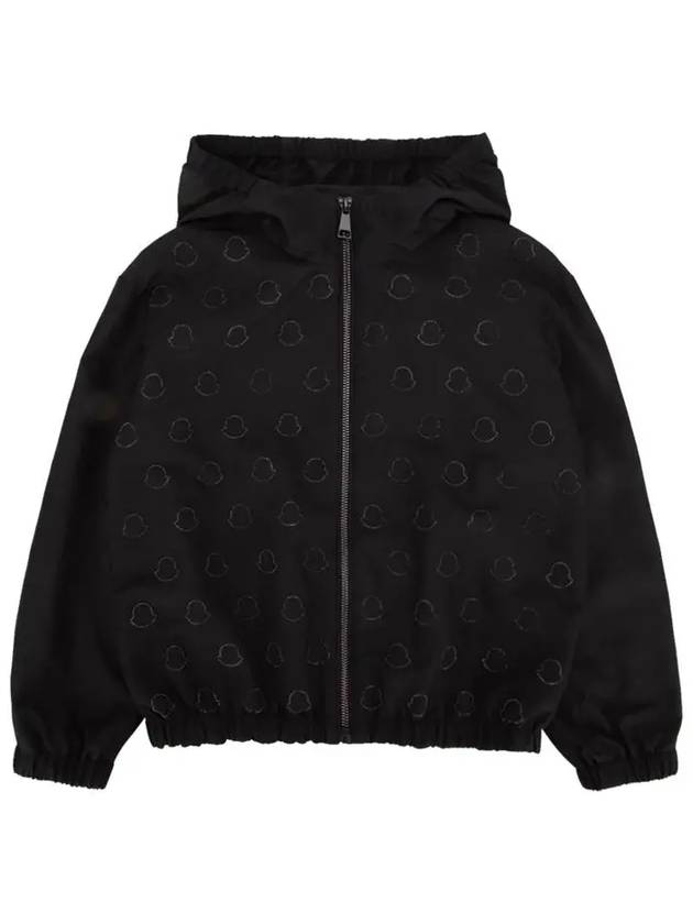 Kids Logo Jacquard Hooded Jacket 1A000 87 595HQ 999 - MONCLER - BALAAN 1