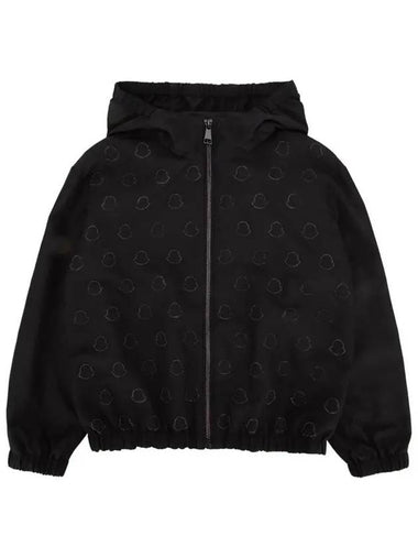 Kids Logo Jacquard Hooded Jacket 1A000 87 595HQ 999 - MONCLER - BALAAN 1