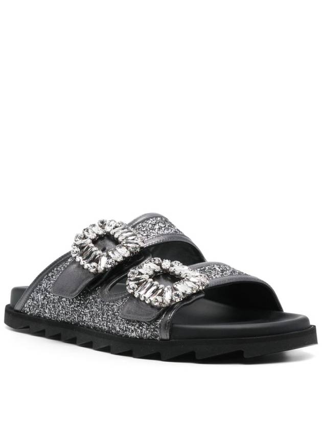 Roger Vivier Sandals Grey - ROGER VIVIER - BALAAN 3