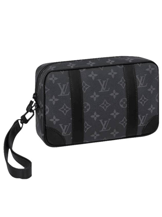 Pochette Kasai Clutch Bag Black - LOUIS VUITTON - BALAAN 1