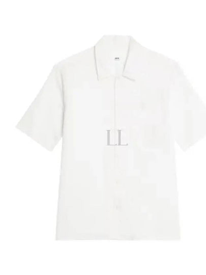 Cotton Short Sleeve Shirt White - AMI - BALAAN 2