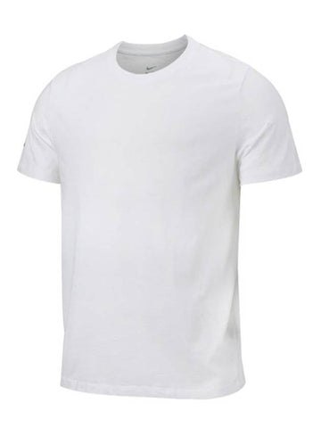 Men's Park 20 Swoosh Short Sleeve T-Shirt White - NIKE - BALAAN 1