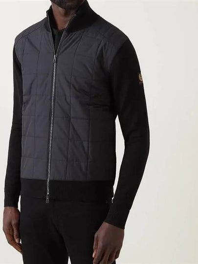 Kelbrook Merino Wool Zip Cardigan Black - BELSTAFF - BALAAN 2