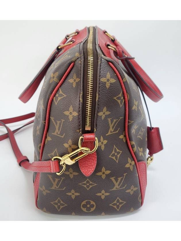 Louis vuitton Retiro MM monogram red tote and shoulder bag M40546 - LOUIS VUITTON - BALAAN 3