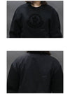 Women's Logo Sweatshirt Black - MONCLER - BALAAN 7