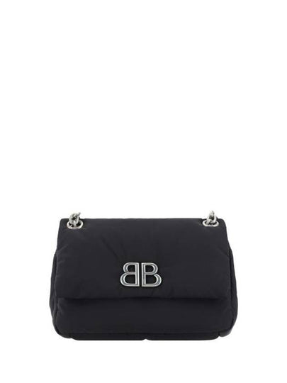 Mini Monaco Shoulder Bag Black - BALENCIAGA - BALAAN 2