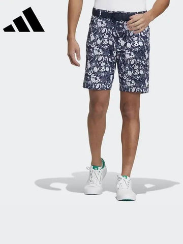 HT6870 Play Green Graphic Shorts - ADIDAS GOLF - BALAAN 1